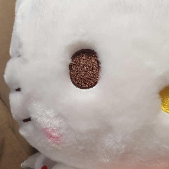 Hello Kitty Plush Red Hearts Dress Pink Heart Pillow Bow 19" Valentine's Day - Picture 6 of 15